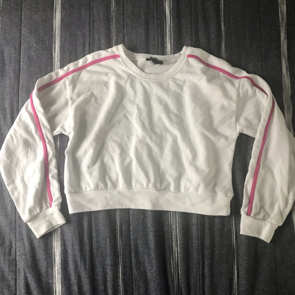 forever 21 white sweatshirt
